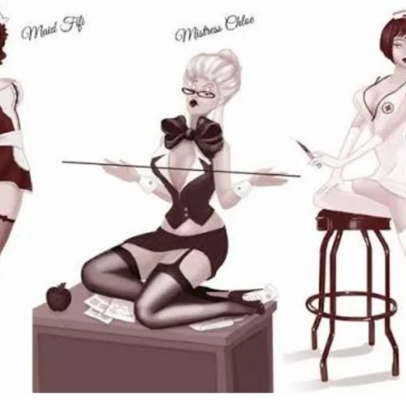 Rare vintage Honey Birdette Mistress Chloe costume - Picture 2 of 10